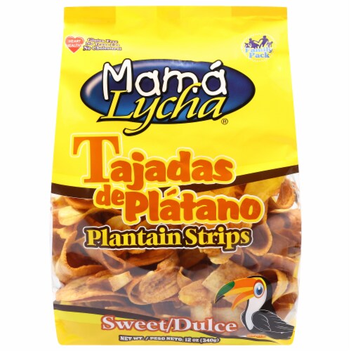 MAMA LYCHA TAJADAS DE PLATANO DULCE 8 BOLSAS DE 12 ONZAS (Precio Unit. $6.77)
