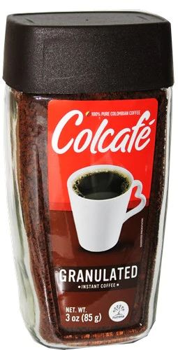 COLCAFE COFFEE GRANULADO INSTANT 6 FRASCOS 3 OZ (Precio Unit. $4.10)