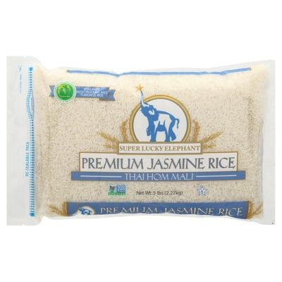 ELEPHANT PREMIUM JASMINE RICE 8 BOLSAS DE 5 LBS (Precio Unit. $6.58)