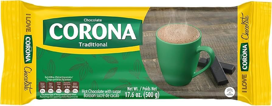 CORONA SWEET CHOCOLATE BAR 20 PAQUETES DE 17.6 OZ (Precio Unit. $5.07)