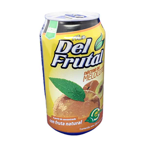 DEL FRUTAL NECTAR DURAZNO 1 CAJA DE 24 LATAS, DE 11.6 OZ CADA LATA