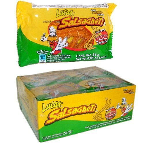 LUCAS SALSAGHETI MANGO 5 DISPLAY DE 12 UNIDADES (Precio Unit. $5.14)