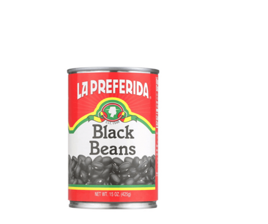 LA PREFERIDA BLACK BEANS 24 LASTAS 15 ONZAS (Precio Unit. $1.20)