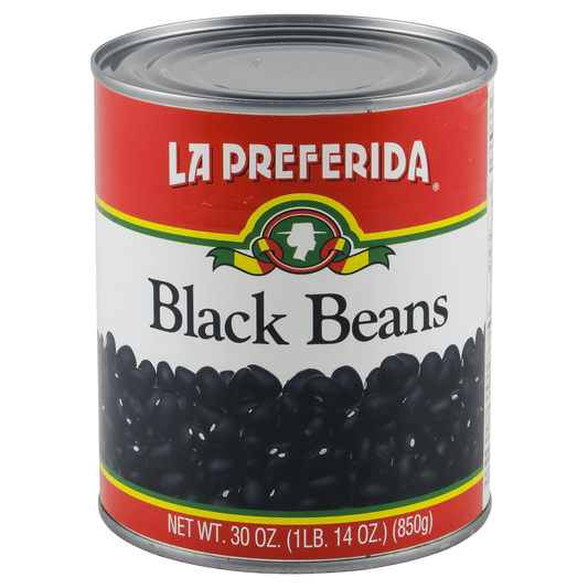 LA PREFERIDA BLACK BEANS 12 LATAS DE 30 ONZAS (Precio Unit. $2.44)