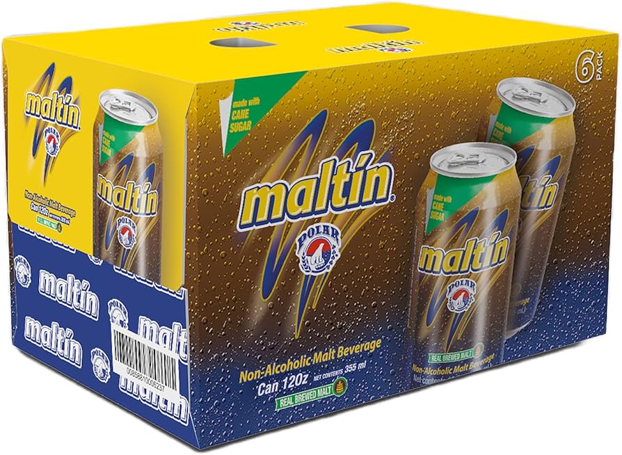 MALTIN POLAR 4 PAQUETES DE 6 BOTELLAS DE 12 ONZAS (Precio Unit. $5.68)
