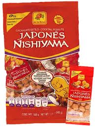 DE LA ROSA CACAHUATE JAPONES 8 BOLSAS DE 14 UNIDADES POR 42 GR (Precio Unit. $4.23)