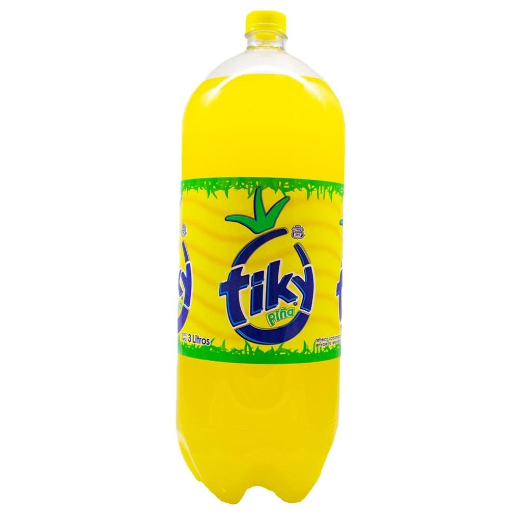 TIKY PINEAPPLE SODA 6 BOTELLAS DE 3 LITROS (Precio Unit. $4.99)