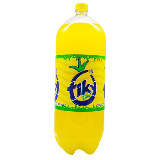 TIKY PINEAPPLE SODA 6 BOTELLAS DE 3 LITROS (Precio Unit. $4.99)