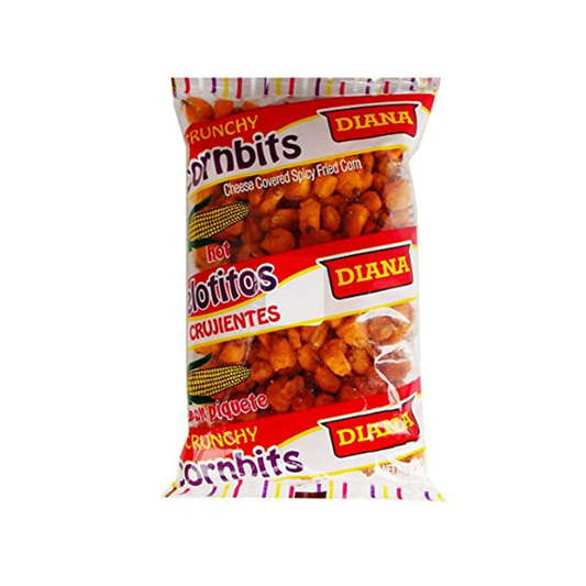 DIANA CORNBITS C/ CHILE (ELOTITOS) 35 PAQUETES DE 4.3 ONZAS (Precio Unit. $2.18)