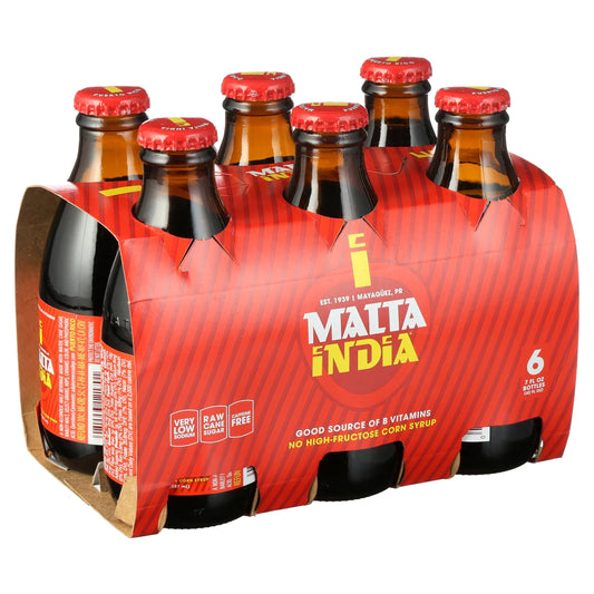 MALTA INDIA 4 PAQUETES DE 6 BOTELLAS DE 12 ONZAS (Precio Unit. $7.72)