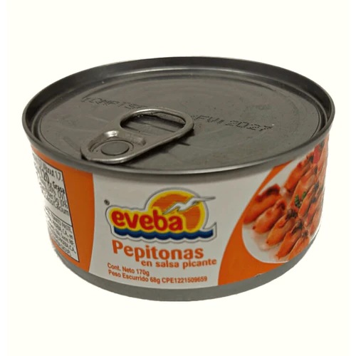 EVEBA PEPITONAS EN SALSA PICANTE 12 LATAS DE 5.99 ONZAS (Precio Unit. $4.87)