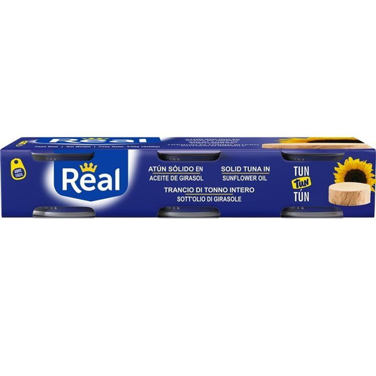 TRANDI ATUN REAL EN ACEITE DE GIRASOL 20 PAQUETES DE 3 LATAS POR 2.82 ONZAS (Precio Unit. $5.34)