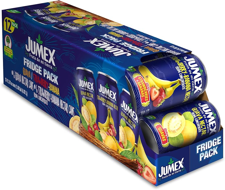 JUMEZ 12 BOTELLAS DE 11.3 FRESA/PLATANO/GUAYABA (Precio Unit. $0.76)