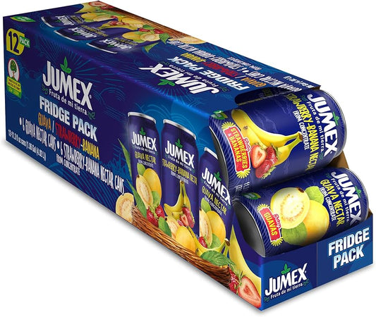 JUMEZ 12 BOTELLAS DE 11.3 FRESA/PLATANO/GUAYABA (Precio Unit. $0.76)