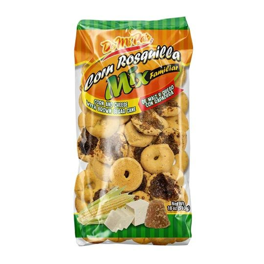 DE MI PAIS ROSQUILLA MIX FAMILIAR 8 PAQUETES DE 18 ONZAS (Precio Unit. $6.15)