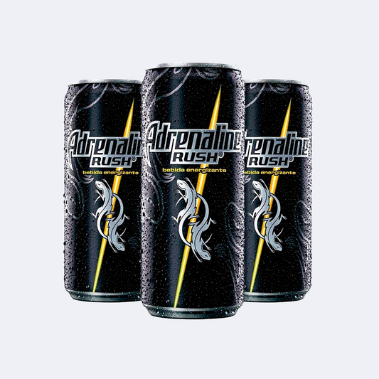 ADRENALINE RUSH BEBIDA ENERGETICA 12 LATAS DE 16 ONZAS (Precio Unit. $2.73)