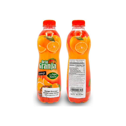 JUGO DE NARANJA DE LA GRANJA 12 BOTELLAS DE 16.9 ONZAS (Precio Unit. $1.84)
