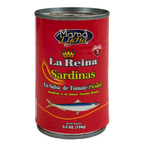 SARDINAS PICANTES LA REINA - CILINDRO - 24 LATAS DE 5 ONZAS (Precio Unit. $1.29)
