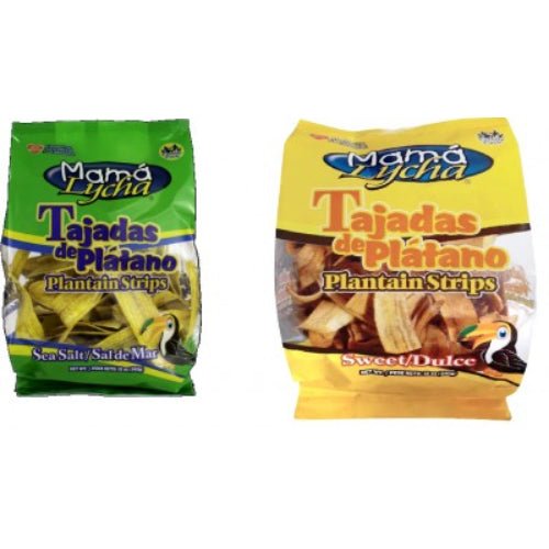 MAMA LYCHA TAJADAS DE PLATANO MIXTAS 24 PAQUETES DE 12 ONZAS (Precio Unit. $7.88)