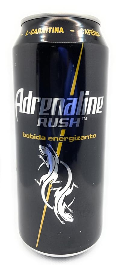 ADRENALINE RUSH BEBIDA ENERGETICA 24 LATAS DE 10.5 ONZAS (Precio Unit. $2.30)