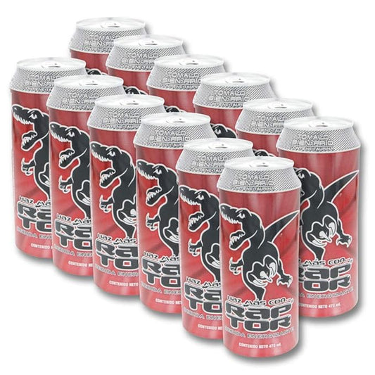 RAPTOR BEBIDA ENERGETICA EN BOTELLA 24 BOTELLAS DE 16 ONZAS (Precio Unit. $1.56)