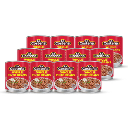 LA COSTEÑA FRIJOLES ENTEROS 12 LATAS DE 29 ONZAS (Precio Unit. $2.63)