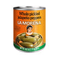 LA MORENA JALAPEÑOS EN RODAJAS 12 LATAS DE 28.2 ONZAS (Precio Unit. $3.56)