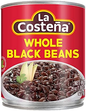LA COSTEÑA WHOLE BLACK BEANS 12 LATAS DE 29 ONZAS (Precio Unit. $2.62)