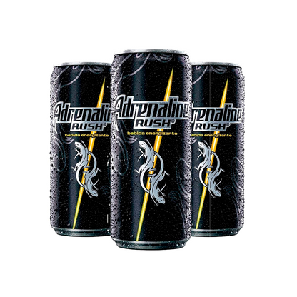 ADRENALINE RUSH BEBIDA ENERGETICA 12 LATAS DE 16 ONZAS (Precio Unit. $2.73)