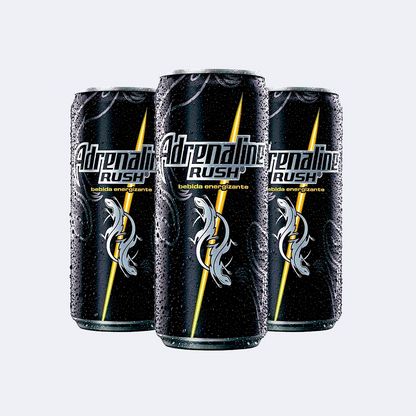ADRENALINE RUSH BEBIDA ENERGETICA 12 LATAS DE 16 ONZAS (Precio Unit. $2.73)