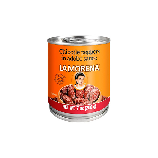 LA MORENA CHILES CHIPOTLE EN ADOBO 24 LATAS DE 7 ONZAS (Precio Unit. $2.13)